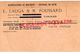 87 -LIMOGES -CARTE PUB L. LAUGA & M. FOUSSARD- MANUFACTURE BOUCHONS-ARTICLES DE CAVE- 24 RUE FRANCOIS CHENIEUX- - Andere & Zonder Classificatie