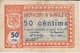 BILLETE DE 50 CENTIMOS DEL MUNICIPI D'ANGLES DEL 9-11-1937      (BANKNOTE) - Otros & Sin Clasificación