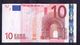 Euronotes 10 Euro 2002  XF < P >< G010 > Netherlands Trichet Rare - 10 Euro