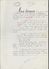 GROSSOEUVRE 1927 ACTE VENTE DE TERRES ENTRE GOY À BRUNET 7 PAGES : - Manuscripts