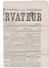 1878 - SAGE N°83 Obliteration TYPOGRAPHIQUE Sur JOURNAL COMPLET "LE CONSERVATEUR" Saone Et Loire Politique Commercial - 1877-1920: Période Semi Moderne