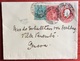 PEEBLES 27/11/1902  BIGLIETTO POSTALE 1 P.+1 + Half  Penny PER GENEVE - Storia Postale