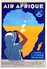 France, Régie Air Afrique, Postcard Stationery, 2017, VFU  Not Common - Unused Stamps