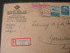 DR Cv. R-cv. 1936 Pforzheim - Lettres & Documents