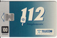 ARGENTINA - 112 Service Number, Telecom Argentina Telecard, Yellow CN : D + 8 Digits, Chip SC7, 06/94, Used - Argentina