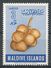 Maldive Islands 1961. Scott #70 (MH) Coconuts, Fruits - Maldives (...-1965)