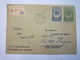 Enveloppe REC  Au Départ De  MOSCOU  à Destination De  LYON  1949    - Brieven En Documenten