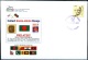 FLAGS-SAARC COUNTRY FLAGS CACHET-PHILA KOREA 2009-SOUVENIR COVER # 5-WITH PICTORIAL CANCEL-BANGLADESH-2009 - Briefe