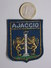 AJACCIO - 2A Corse Du Sud - Blason Armoiries Sur écusson Souvenir En Tissu Feutre Brodé - Ecussons Tissu