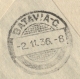 Nederlands Indië - 1936 - 12,5 Cent Wilhelmina Met 1e NACHTEXPRESTREIN Van Soerabaja/29 Naar Batavia - Nederlands-Indië