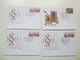 Delcampe - BRD 2008 - 2014 Euro Ganzsachen / Sonderumschläge. Verschiedene Sonderstempel! Briefmarken Messen Usw...USo. 105 Stück! - Collections (sans Albums)