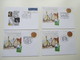 Delcampe - BRD 2008 - 2014 Euro Ganzsachen / Sonderumschläge. Verschiedene Sonderstempel! Briefmarken Messen Usw...USo. 105 Stück! - Collections (without Album)