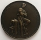 Médaille Bronze. 1914-1918. Card. Mercier, A. Max, .... A. Devreese. L'Allemagne Rétablit L'esclavage 1916.  70mm - 122g - Profesionales / De Sociedad