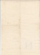 DOKUMENT JUGOSLAWIEN 1928 Mit 2 + 3 Dinara Stempelmarke, A3 Format, Doppelseitig, Gefaltet, Gute Erhaltung - Briefe U. Dokumente