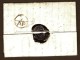 LETTRE PRECURSEUR 1786 - RARE MARQUE NOIRE TAMPON GROSSES LETTRES "ANGLETERRE" + TAXE 90 DECIMES + CIRE NOIRE- 3 SCANS - 1801-1848: Précurseurs XIX