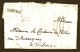 LETTRE PRECURSEUR 1776- MARQUE AU TAMPON DE PARIS  LETTRES MOYENNES-  TAXE 10 DECIMES- 3 SCANS - 1701-1800: Précurseurs XVIII