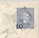 Nederlands Indië - 1900 - 2,5 Cent Cijfer In Paar Als Bijfrankering Op Envelop G12 Van VK DJOMBANG Via Maos Naar Bussum - Nederlands-Indië