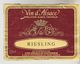 OENOPHILIE 5 ETIQUETTES VINS D'ALSACE - Riesling Bestheim 2008, Pflanzer 99, Walter 2009, Walter 2008, Pfaffenheim - Riesling