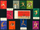 1965, 2 Nd National Sports Games Complete Mnh. Some With Marginal Imprint. - Nuovi