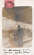 Carte Photo - Bateau Vapeur Hollandia - Couple - Andere & Zonder Classificatie