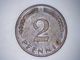 ALLEMAGNE  2 PFENNIG 1969 J - 2 Pfennig