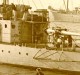 The Tyrian Luxury British Cable Ship USS Brooke Destroyer Navire Cablier Marine Old Photo 1920's - Bateaux