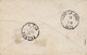 N° 55 X 2 Oblitérés GC 5005 Alger ,1875 ,pour La Belgique .Coupure Entre Les 2 Timbres ,2 Scans - 1849-1876: Période Classique