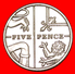 √ SHIELD: GREAT BRITAIN ★ 5 PENCE 2015 MINT LUSTER! LOW START ★ NO RESERVE! - 5 Pence & 5 New Pence