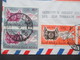 Südafrika Capetown 1954 Brief Mit Interessanter MiF Nach Den Haag Holland. Luftpost / Air Mail - Covers & Documents