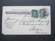 USA GA 1899 Mit Zusatzfrankatur Von New York Nach Berlin. Bestellt Vom Postamte 14. Eimer & Amend Importers. Rübenernte - Briefe U. Dokumente