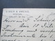 USA GA 1899 Mit Zusatzfrankatur Von New York Nach Berlin. Bestellt Vom Postamte 14. Eimer & Amend Importers. Rübenernte - Covers & Documents