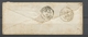 1847 Enveloppe Gauffré Valentine + Lettre  Idem . Superbe X2632 - War 1870