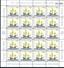 Croatia: 50th Anniversary Of The EUROPA Stamps; 20 Complete Sets In 2 Small Sheets ** MNH - Croazia