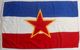 YUGOSLAVIA - Original Vintage Communist Flag * LARGER SIZE * Drapeau Flagge Bandiera Yougoslavie Jugoslawien Jugoslavia - Drapeaux