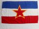 YUGOSLAVIA - Original Vintage Communist Flag * LARGER SIZE * Drapeau Flagge Bandiera Yougoslavie Jugoslawien Jugoslavia - Drapeaux