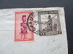 Belgisch Kongo Ruanda Urundi 1949 Luftpostbrief Usumbura Mit Stempel Bombay G.P.O. Banque Du Congo Belge - Storia Postale