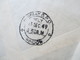Belgisch Kongo Ruanda Urundi 1949 Luftpostbrief Usumbura Mit Stempel Bombay G.P.O. Banque Du Congo Belge - Lettres & Documents