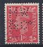 GB 1941  KG VI. 1d (o)  SG.486. Mi.222. (perfin.HW &Co) - Perfins