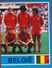 Panini Football Voetbal 87 1987 Belgie Ploegfoto Sticker Nr. 2 (scheurtje) Rode Duivels - Autres & Non Classés