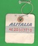 Alitalia Avion Flight Buono D'imbarco Fine Anni 50 - Other & Unclassified