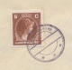 Luxembourg - 1945 - 5c &amp; 25c Charlotte On Cover From Esch Sur Sure (Gummistempel) To Rumelange - Brieven En Documenten