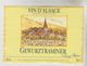 OENOPHILIE 5 ETIQUETTES VINS D'ALSACE - Gewurztraminer G.Eckle89, P. Chanau, A.L Baur, P.Dumoulin Storch, F. Engel 90 - Gewurztraminer