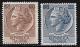 Italy, Scott # 661-2 MNH Italia, 1954, CV$150.00 - 1946-60: Mint/hinged