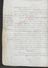 LA MADELEINE DE MONANCOURT 1852 ACTE VENTE DE TERRE BACHELAY À VERDET 4 PAGES : - Manuscripts
