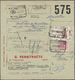 Br Belgien - Eisenbahnpaketmarken: 1919/1956 (ca.), Bestand Mit Ca. 115 Frachtbriefen Frankiert Mit Mei - Reisgoedzegels [BA]