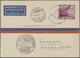 Br/GA Liechtenstein: 1929/1960 (ca.), Bestand Von Ca. 35 Briefen Und Ganzsachen Mit Etlichen Inter. Und Be - Brieven En Documenten