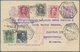 Br/GA Spanien: 1883/1955 (ca.), Accumulation With About 42 Covers And Postal Stationeries With Several Bet - Gebruikt