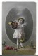 BAMBINA CON FIORI 1915 VIAGGIATA FP - Andere & Zonder Classificatie