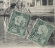 Tunesie - 1908 - 2x 5 Cent Stamp On Postcard From Souk-El Khemis To Seraing / België - Brieven En Documenten