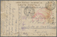 Br/ Lagerpost Tsingtau: Narashino, 1915/19, Eight Items: Money Letter Envelope Insured For Y.5.54 Send B - China (kantoren)